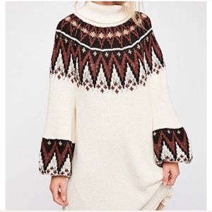 NWOT Free People Scotland Sweater Dress